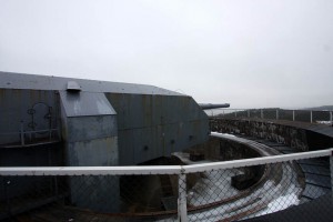 Bevarad 38 cm i Kristiansand / 38 cm preserved Gun at Kristiansand.