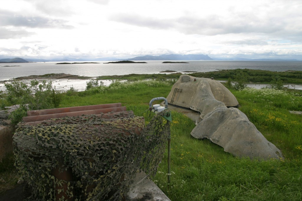 En annan av Norges 12 cm batterier / Another 12 cm battery in Norway.