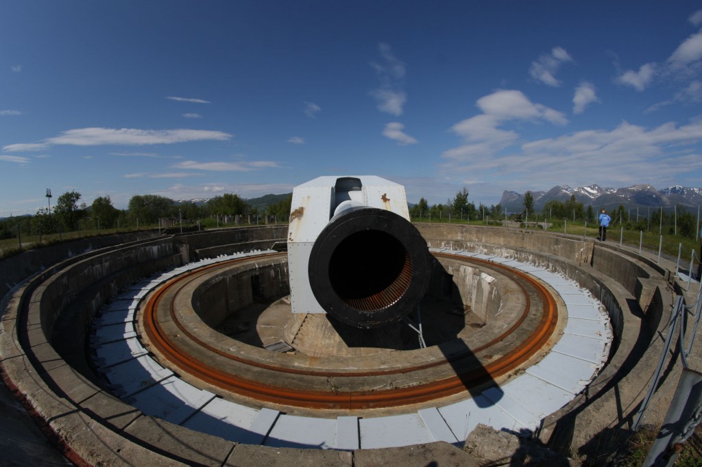 Fish-eye view of Barbara.