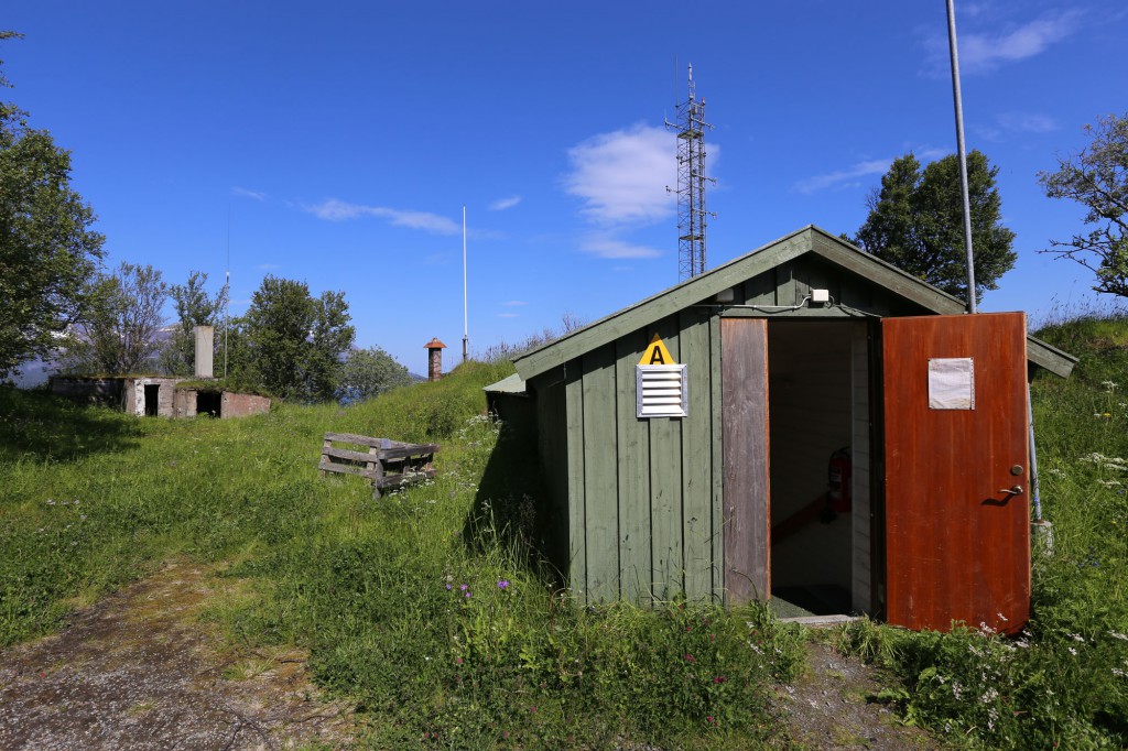 Main entrance command bunker.