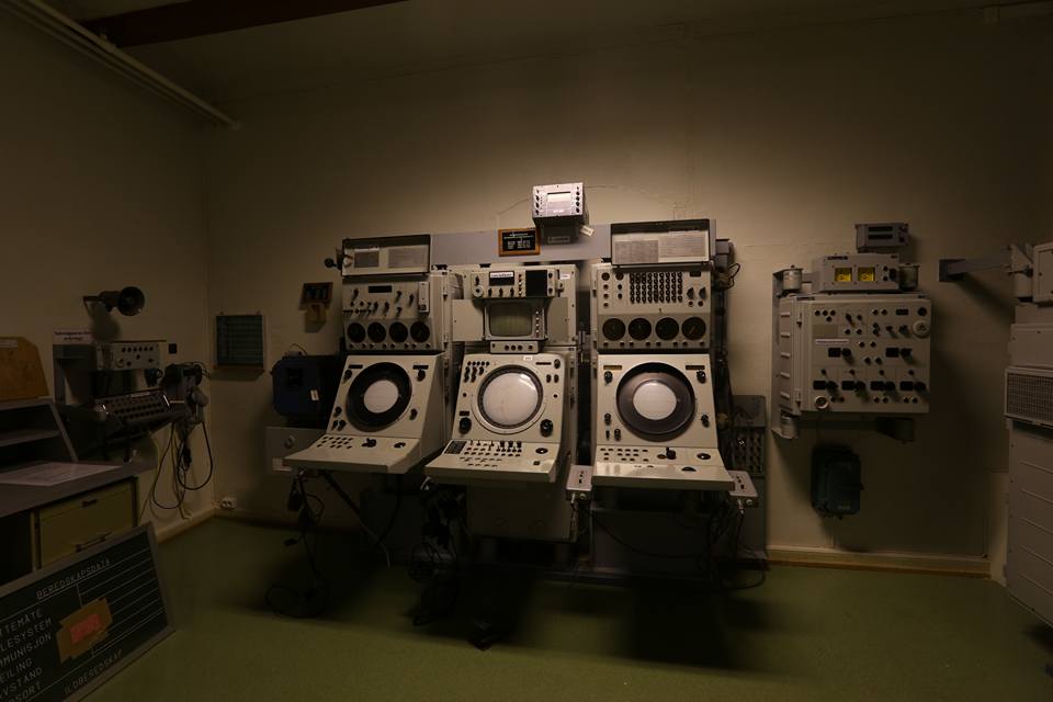 Cold war measuring eqipment in the museum.