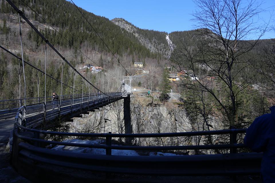 The only way in and out of the factory - if you're not going down the ravine as the saboteurs did.