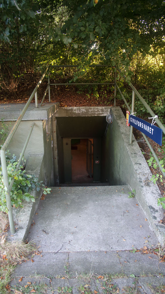 Main entrance to the bunker.