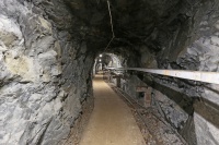 Första delen av tunneln.